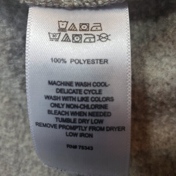 Grove & Hollow Men's Large L Zippered Pullover Sweater Long Sleeve Beige / A254 - Picture 8 of 8